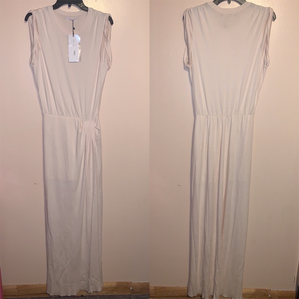 John elliot high twist cotton maxi wrap dress M - Picture 3 of 12